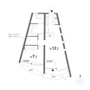 RADIAN【1階】の間取り