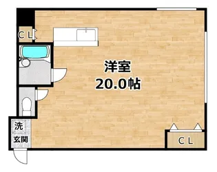 ハイツCABIN【3階】の間取り