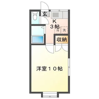 ラ・スール【1階】の間取り