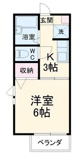 パティオ日吉A【2階】の間取り