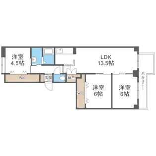 ドゥロワイヤル【2階】の間取り