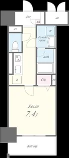 シャルマンソワレ名駅【5階】の間取り