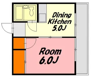広島県広島市中区榎町【マンション】の間取り