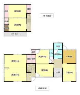 愛知県常滑市瀬木町1【一戸建】の間取り