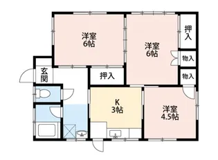 福島県福島市笹谷字三本松【一戸建】の間取り
