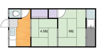 良浩荘【2階】の間取り
