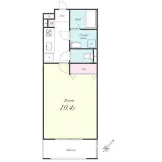 マイト カジヤ【1階】の間取り
