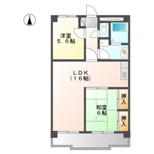 グランデュール今2号館【7階】の間取り