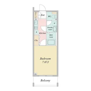 埼玉県草加市草加4【マンション】の間取り