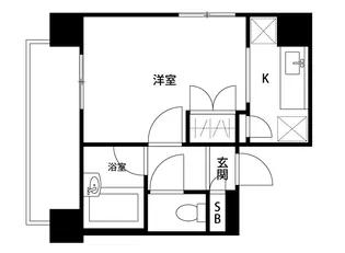 メゾン・ド・レノン【6階】の間取り