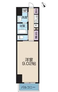 レピュア王子本町【5階】の間取り