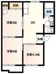 クィーンハイツ【2階】の間取り