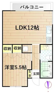 カシータ・アネックス【2階】の間取り