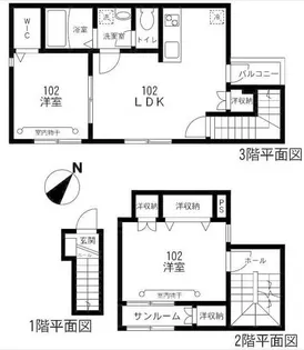 神奈川県川崎市宮前区有馬2【アパート】の間取り