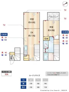 ミハス三軒茶屋II【2階】の間取り