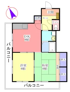 サン・サイプレス【3階】の間取り