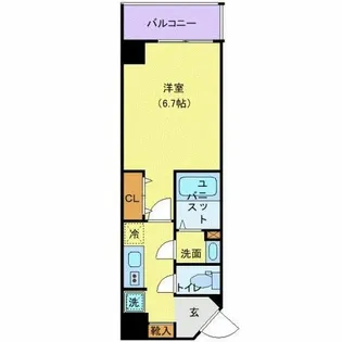 レーヴ横浜保土ヶ谷フェルクルール【4階】の間取り