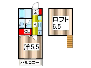 ホワイトウェーブ【1階】の間取り