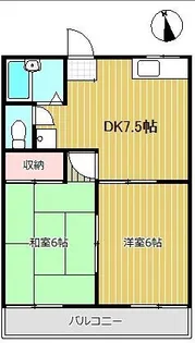 パティオ富士見【1階】の間取り