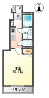 ヴァンベールII【1階】の間取り