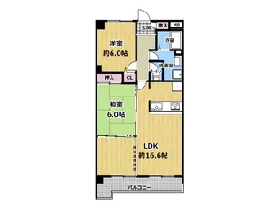 プレステージ明石魚住VI【2階】の間取り