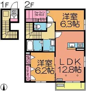 アヴァール妙典【2階】の間取り