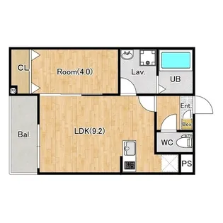 ジーメゾン春日部浜川戸【2階】の間取り