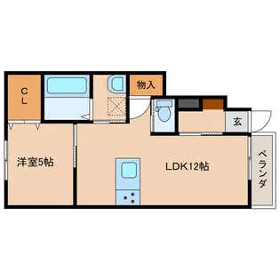 Na Tree. HY B棟【1階】の間取り