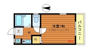 東京都三鷹市牟礼7【アパート】の間取り
