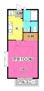埼玉県所沢市弥生町【アパート】の間取り