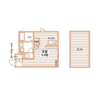 メゾン佛欄西B【1階】の間取り