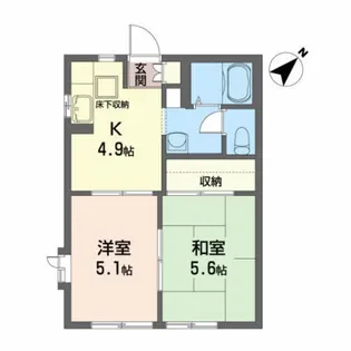ファイン大富【1階】の間取り