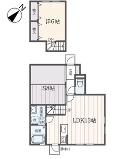 ボンボネーラB棟【1階】の間取り