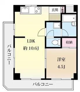 鷺沼セントラルハイツ【3階】の間取り