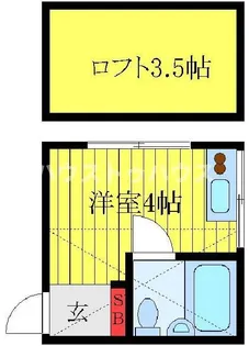 フラワーハイツ【1階】の間取り