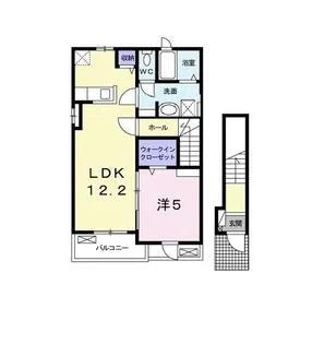 ヴィクトリー III【2階】の間取り