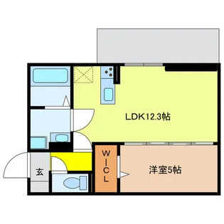 DROOM山上【2階】の間取り