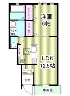 Terrace Ristoro【1階】の間取り