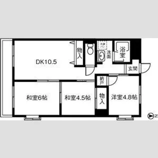 メゾン・ド・ソレーユ【2階】の間取り