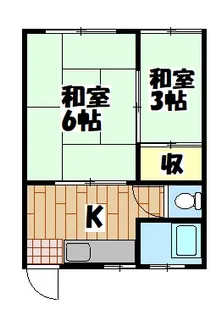 平和荘【1階】の間取り