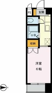 グリーンハイム聖蹟【1】【1階】の間取り