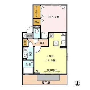 GranfortA・B【1階】の間取り