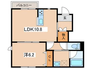 アヴァンツァーレ【1階】の間取り