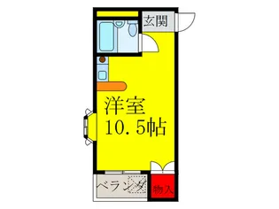 ゼクシブ池田綾羽【3階】の間取り