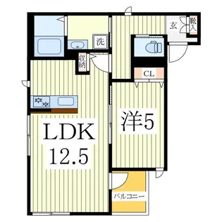 エルフォII【1階】の間取り