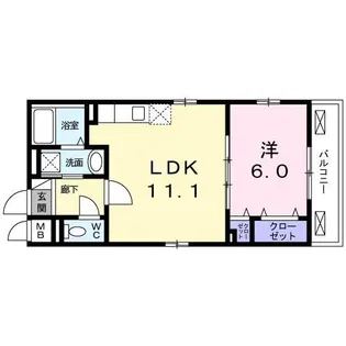 グラース シー【2階】の間取り