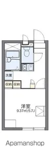 レオパレス源藤III【1階】の間取り