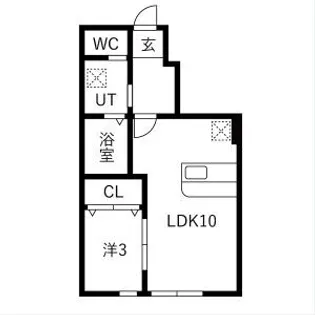 グラージアス(Grajias)【1階】の間取り