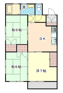 コーポリベイナ【2階】の間取り