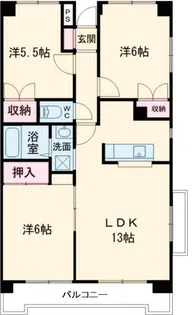 サンハイム千石【4階】の間取り